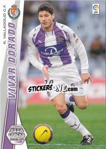 Sticker Vivar Dorado - Liga BBVA 2008-2009. Megacracks
 - Panini