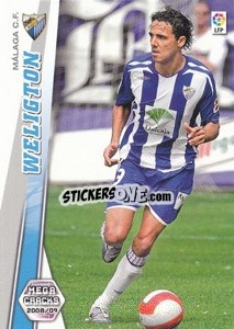 Sticker Weligton - Liga BBVA 2008-2009. Megacracks
 - Panini