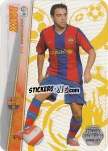 Sticker Xavi Hernández - Liga BBVA 2008-2009. Megacracks
 n. 376 - Panini