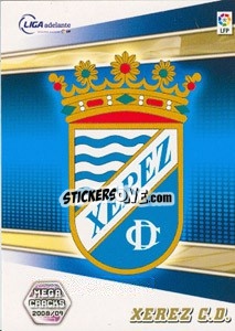 Sticker Xerez C.D. - Liga BBVA 2008-2009. Megacracks
 - Panini