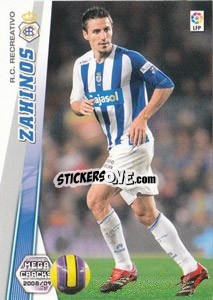 Figurina Zahinos - Liga BBVA 2008-2009. Megacracks
 - Panini