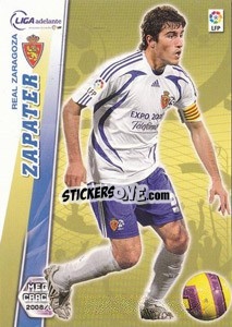 Cromo Zapater - Liga BBVA 2008-2009. Megacracks
 - Panini