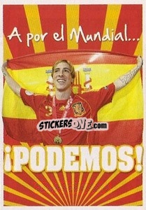 Figurina A por el Mundial…¡Podemos! - La Seleccion Espanola 2009
 - Panini