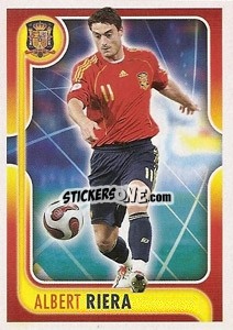 Sticker Albert Riera - La Seleccion Espanola 2009
 n. 117 - Panini