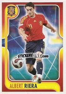 Sticker Albert Riera - La Seleccion Espanola 2009
 - Panini