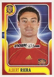 Cromo Albert Riera - La Seleccion Espanola 2009
 - Panini