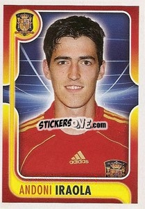 Sticker Andoni Iraola - La Seleccion Espanola 2009
 n. 67 - Panini