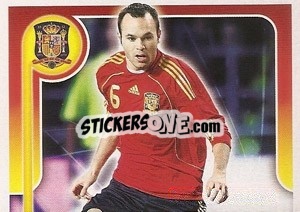 Sticker Andres Iniesta - La Seleccion Espanola 2009
 n. 95 - Panini