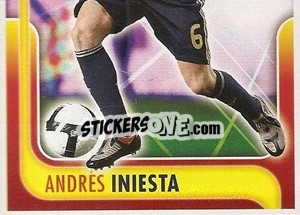 Sticker Andres Iniesta - La Seleccion Espanola 2009
 n. 96 - Panini