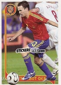 Sticker Andres Iniesta - La Seleccion Espanola 2009
 n. 98 - Panini