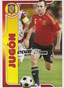 Cromo Andres Iniesta - La Seleccion Espanola 2009
 - Panini