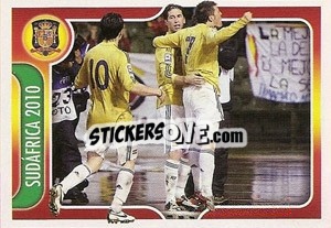 Sticker Belgica 1 - España 2 - La Seleccion Espanola 2009
 n. 102 - Panini