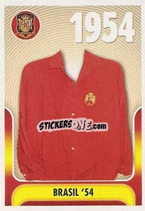 Sticker Brasil ‘54 - La Seleccion Espanola 2009
 n. 6 - Panini