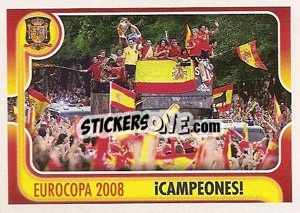 Sticker CAMPEONAS - La Seleccion Espanola 2009
 n. 174 - Panini