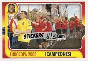 Cromo CAMPEONAS - La Seleccion Espanola 2009
 - Panini