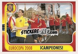 Figurina CAMPEONAS - La Seleccion Espanola 2009
 - Panini