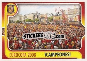 Cromo CAMPEONAS - La Seleccion Espanola 2009
 - Panini
