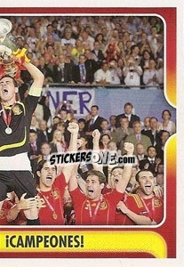 Sticker CAMPEONES - La Seleccion Espanola 2009
 - Panini