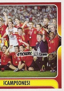 Sticker CAMPEONES - La Seleccion Espanola 2009
 - Panini