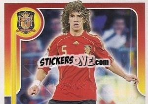Sticker Carles Puyol - La Seleccion Espanola 2009
 n. 35 - Panini