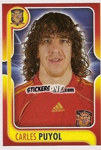 Sticker Carles Puyol - La Seleccion Espanola 2009
 n. 37 - Panini