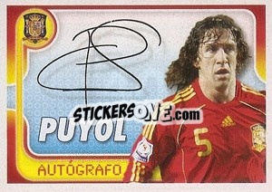 Sticker Carles Puyol - La Seleccion Espanola 2009
 n. 40 - Panini