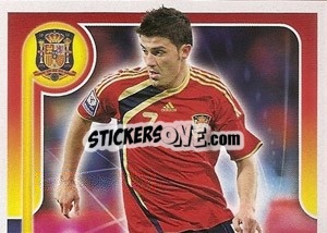 Sticker David Villa - La Seleccion Espanola 2009
 n. 123 - Panini