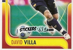 Sticker David Villa - La Seleccion Espanola 2009
 n. 124 - Panini