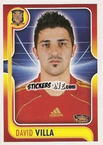 Sticker David Villa - La Seleccion Espanola 2009
 n. 125 - Panini