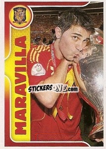 Cromo David Villa - La Seleccion Espanola 2009
 - Panini