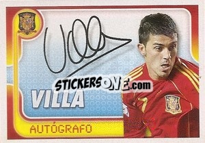 Sticker David Villa - La Seleccion Espanola 2009
 n. 128 - Panini