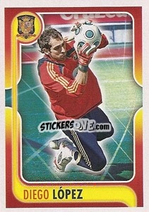 Cromo Diego Lopez - La Seleccion Espanola 2009
 n. 141 - Panini