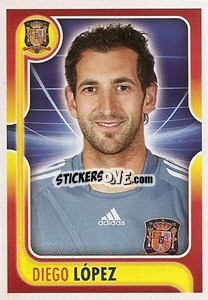 Cromo Diego Lopez - La Seleccion Espanola 2009
 n. 142 - Panini
