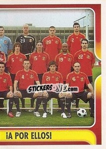 Sticker Equipo - La Seleccion Espanola 2009
 n. 154 - Panini