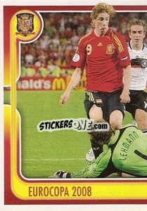 Sticker ESPANA 1 - ALEMANIA 0 - La Seleccion Espanola 2009
 - Panini