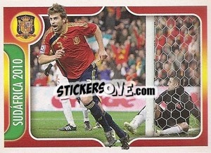 Sticker España 1 - Turquia 0 - La Seleccion Espanola 2009
 - Panini