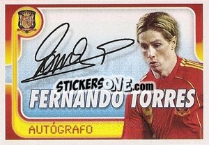 Sticker Fernando Torres - La Seleccion Espanola 2009
 n. 134 - Panini