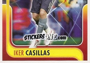 Sticker Iker Casillas - La Seleccion Espanola 2009
 - Panini