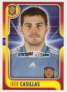 Sticker Iker Casillas - La Seleccion Espanola 2009
 n. 19 - Panini