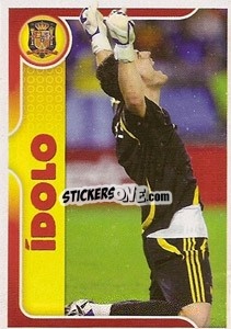 Sticker Iker Casillas - La Seleccion Espanola 2009
 n. 21 - Panini