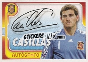 Sticker Iker Casillas - La Seleccion Espanola 2009
 n. 22 - Panini