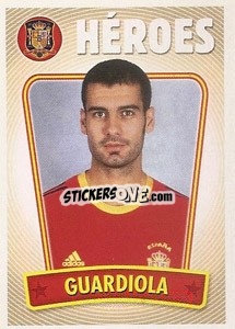 Sticker Josep Guardiola - La Seleccion Espanola 2009
 n. 203 - Panini