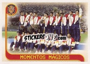 Sticker Momentos magicos BARCELONA-92 - La Seleccion Espanola 2009
 n. 182 - Panini