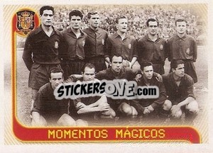 Sticker Momentos magicos BRASIL-50 - La Seleccion Espanola 2009
 n. 177 - Panini
