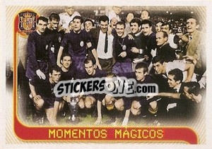 Sticker Momentos magicos EUROCOPA-64 - La Seleccion Espanola 2009
 - Panini