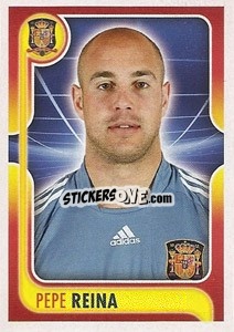 Sticker Pepe Reina - La Seleccion Espanola 2009
 n. 25 - Panini