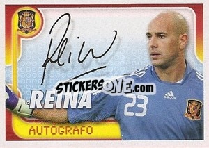 Sticker Pepe Reina - La Seleccion Espanola 2009
 n. 28 - Panini