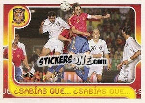 Sticker sabias que…Raul González - La Seleccion Espanola 2009
 - Panini