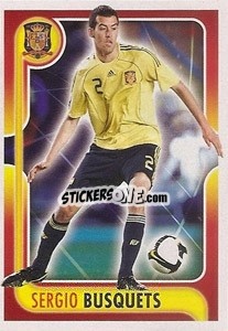 Sticker Sergio Busquets - La Seleccion Espanola 2009
 n. 145 - Panini