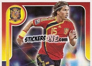 Sticker Sergio Ramos - La Seleccion Espanola 2009
 n. 29 - Panini
